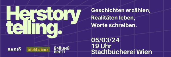 Podiumsdiskussion: Herstorytelling – Sprache und Literatur als Orte des Empowerments