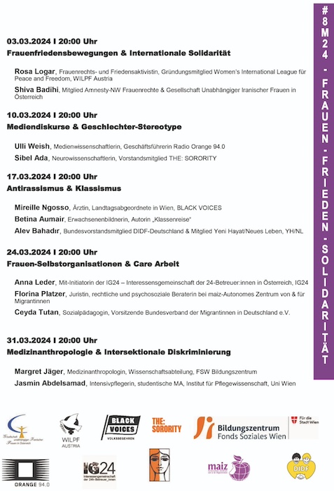 Sendereihe: FRAUEN-FRIEDEN-SOLIDARITÄT