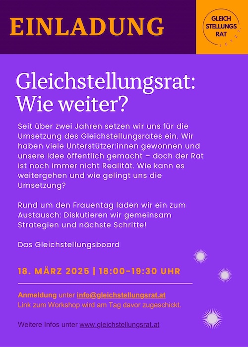 Sujet © Gleichstellungsrat